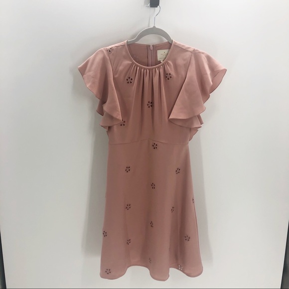 Kate Spade Cutout Crepe Dress Sz 00 - Picture 5 of 7